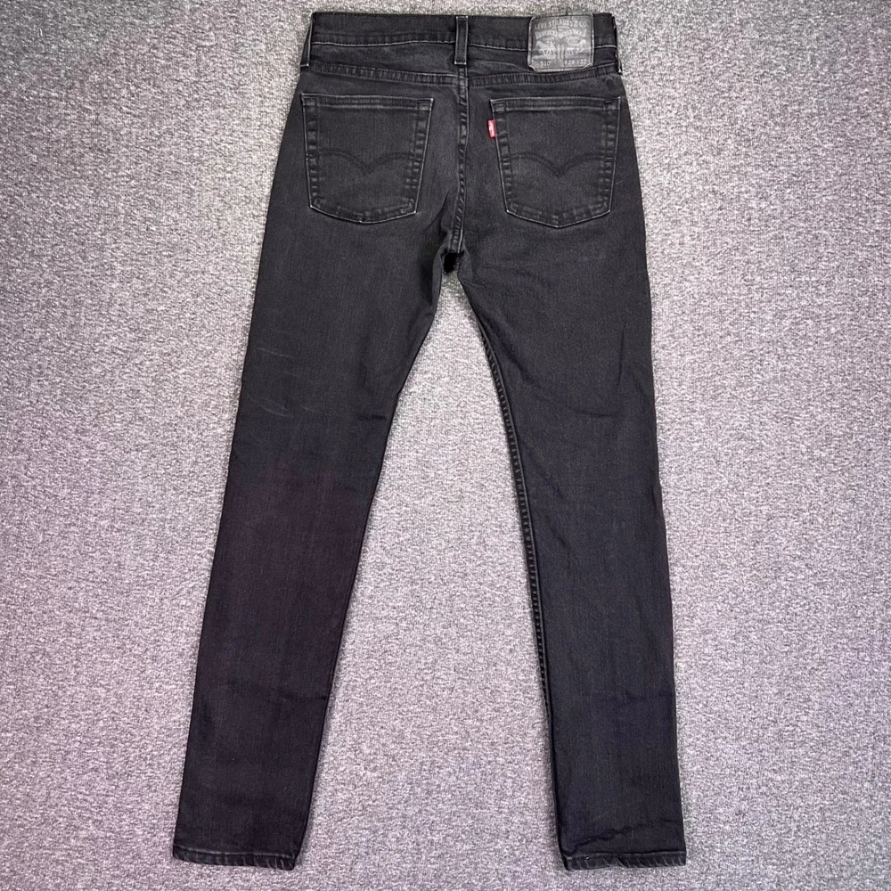 Levis 510 Jeans Mens‎ 29x32 Black Skinny Casual Punk Stretch Denim Pants Grunge